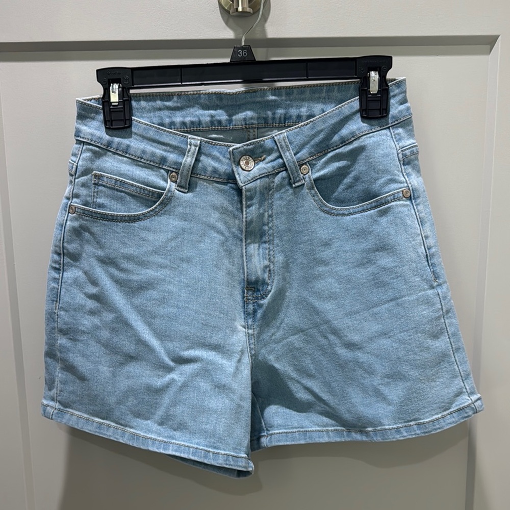 Light Blue Denim Women's Shorts
